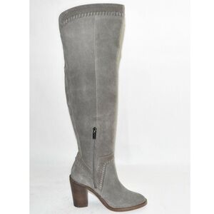 Vince Camaro Madolee Over the Knee Grey Suede Boots Size 9 M